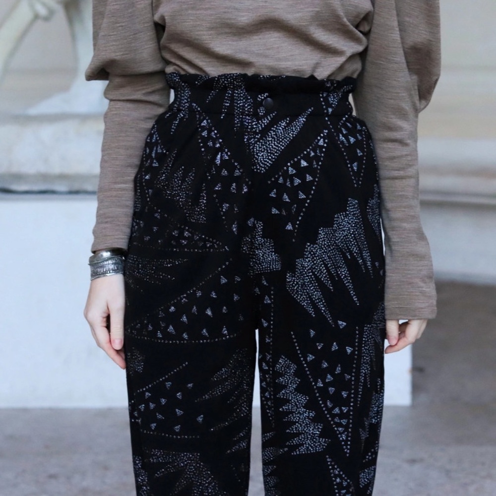✨ Rare - Isabel Marant Runway Glitter Pants